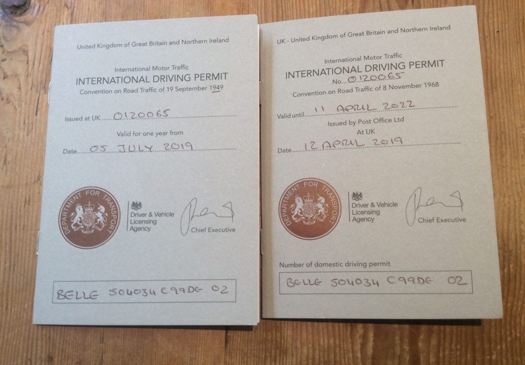 International Drivers Permit
